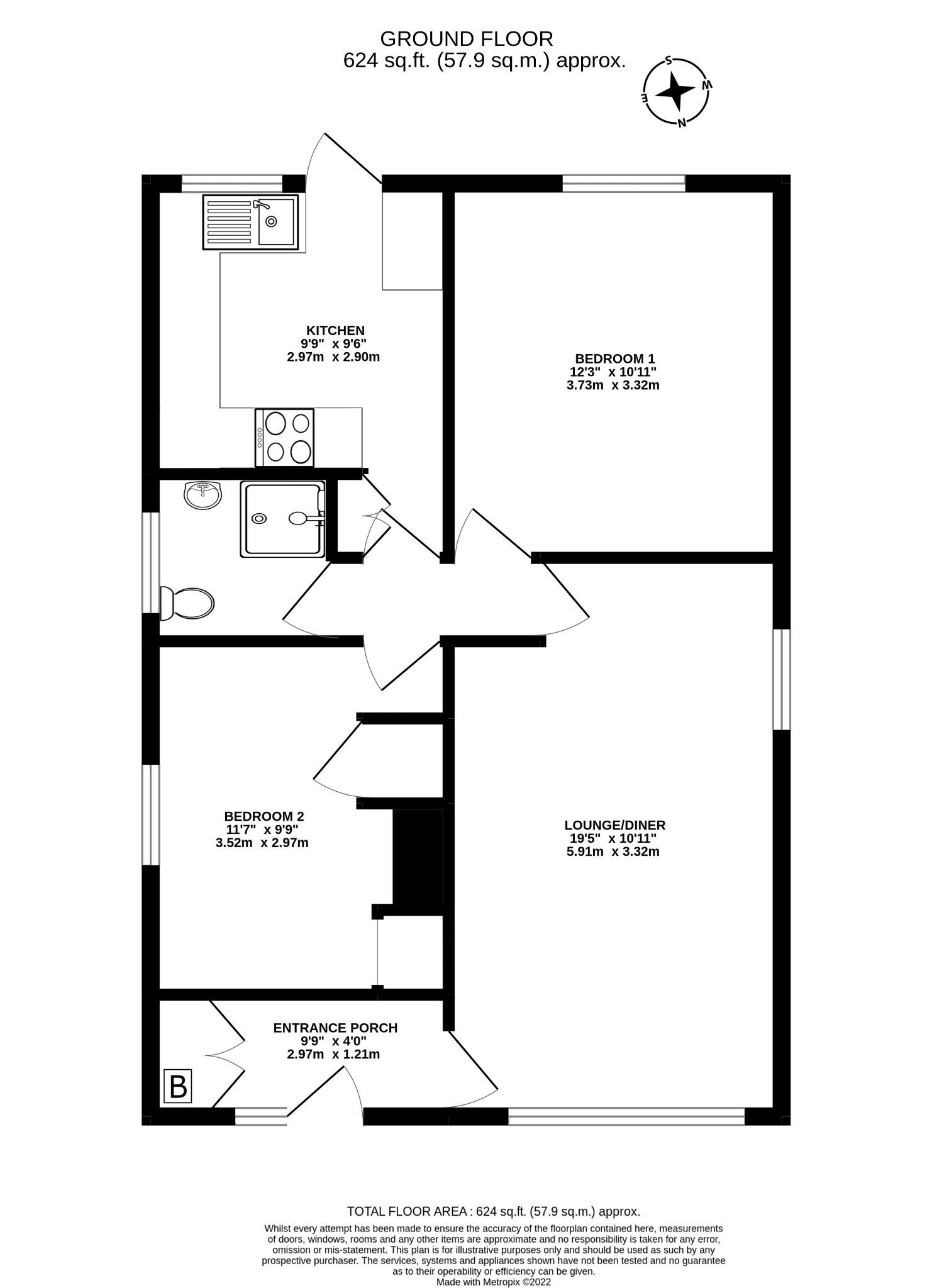 Heath Rise, Fakenham NR21, 2 bedroom detached bungalow for sale
