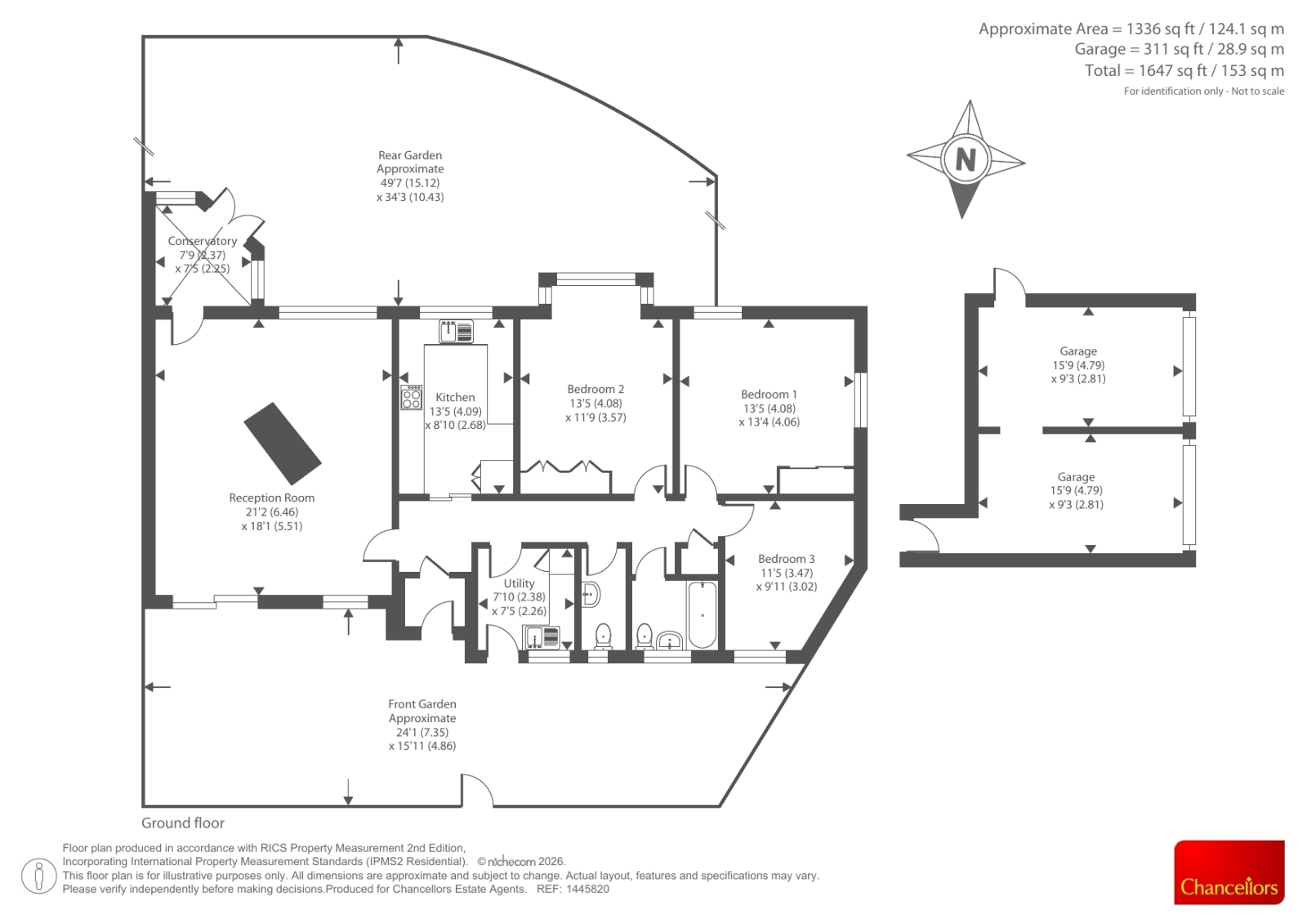 17, Glebe Rise, BANBURY floorplan