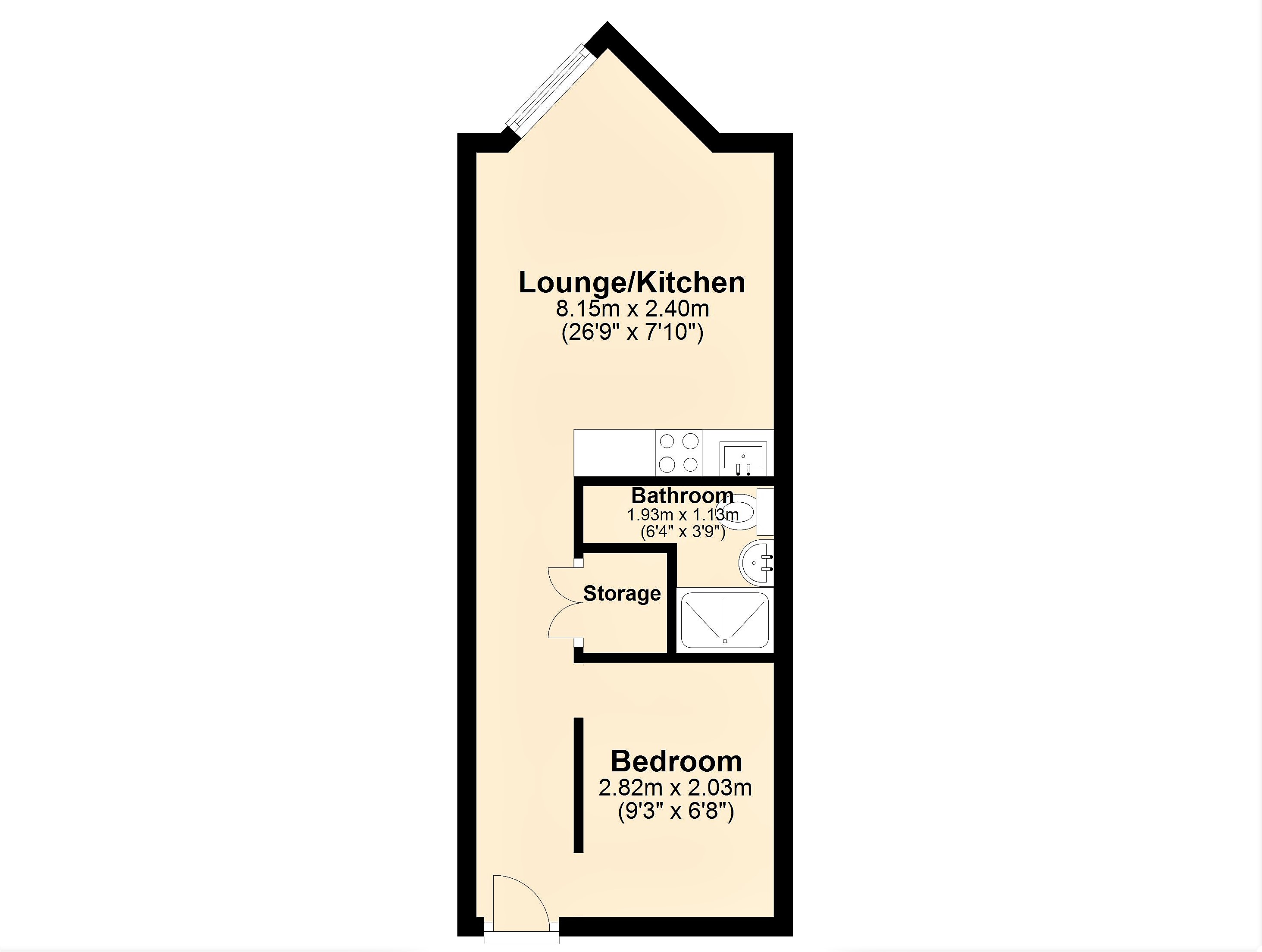 1 Bedrooms Studio for sale in Nation Way, Liverpool L1