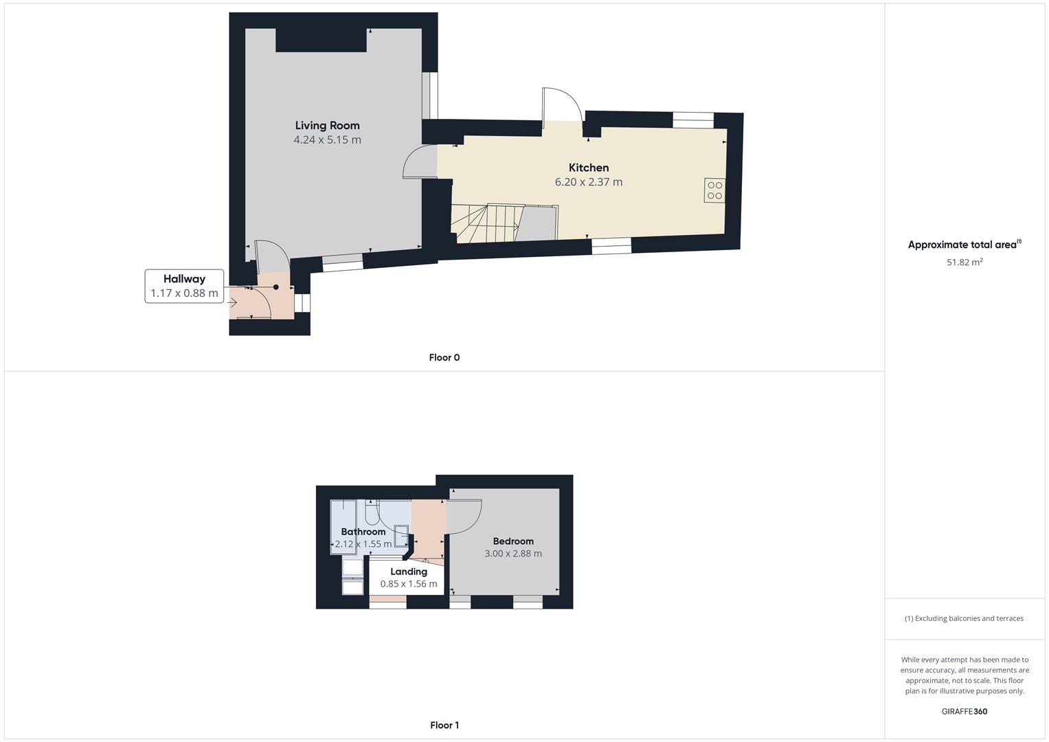 Flat 1, Gloucester House, Ilfracombe floorplan