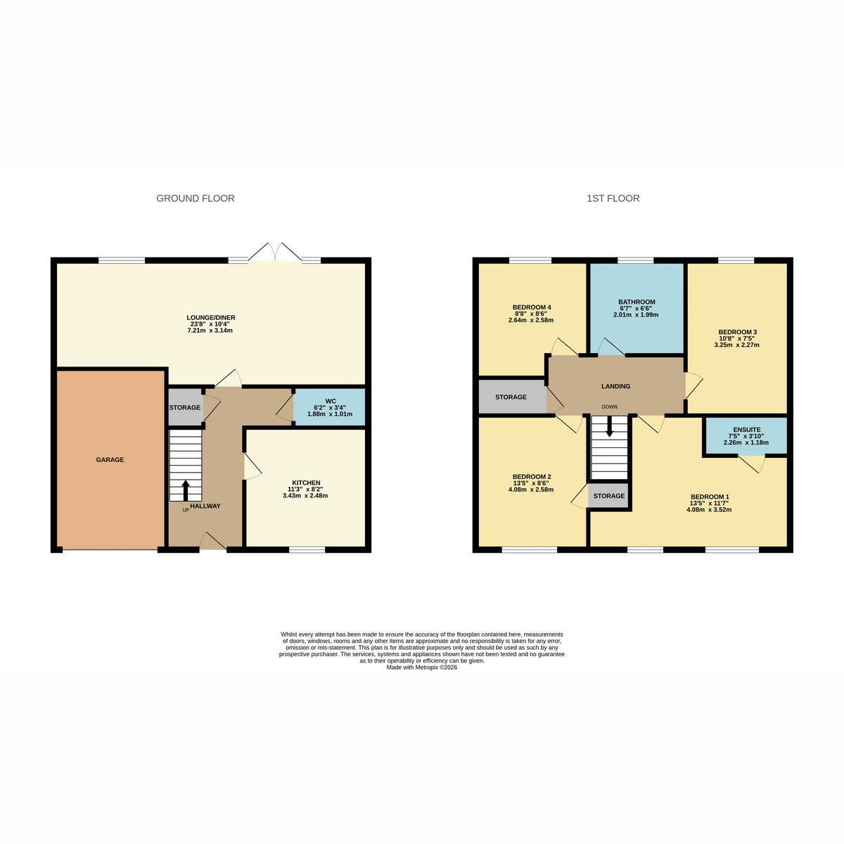 12, Linnett Drive, Rainworth floorplan