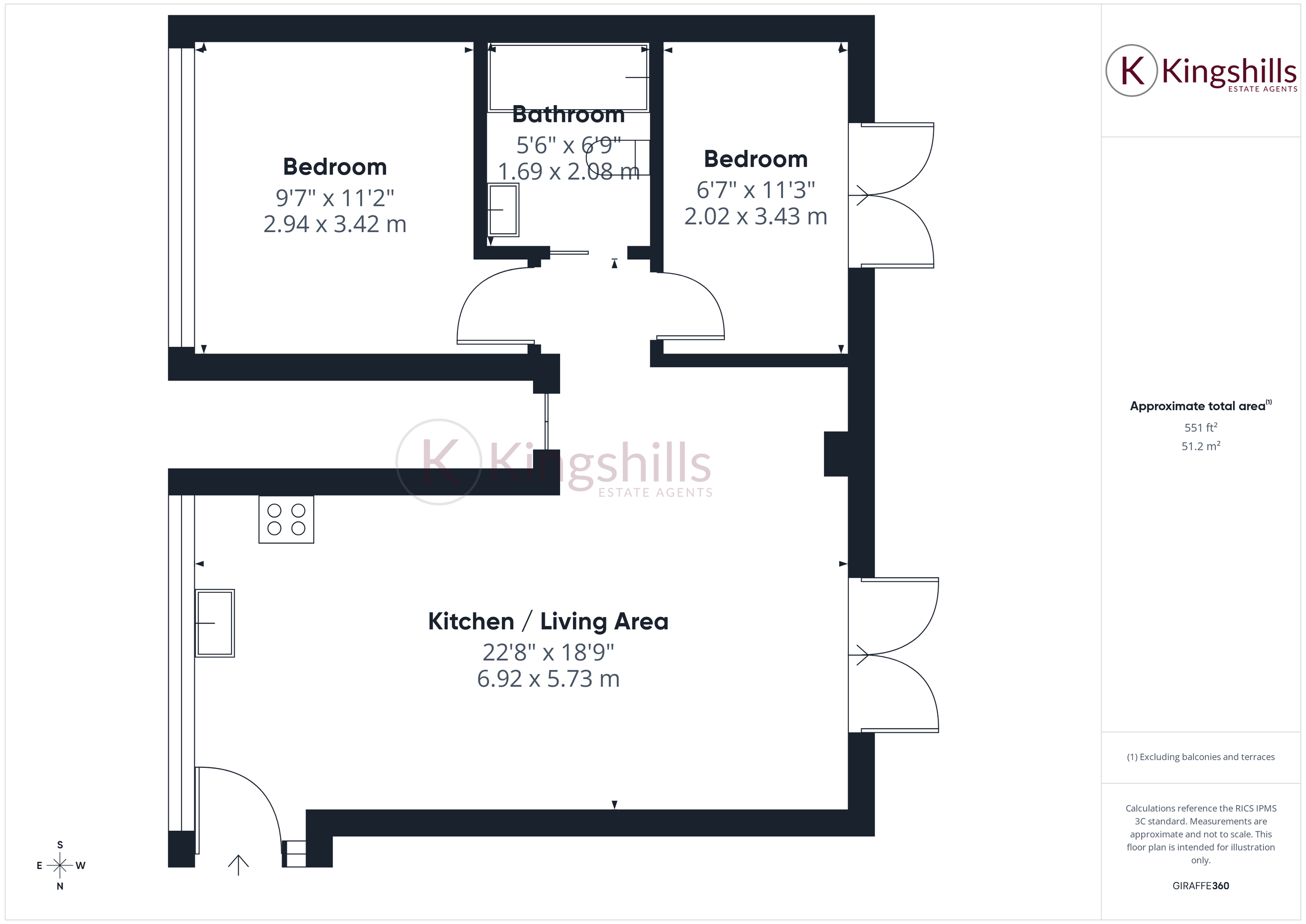 Flat 20, Uplands House, CRYERS HILL floorplan