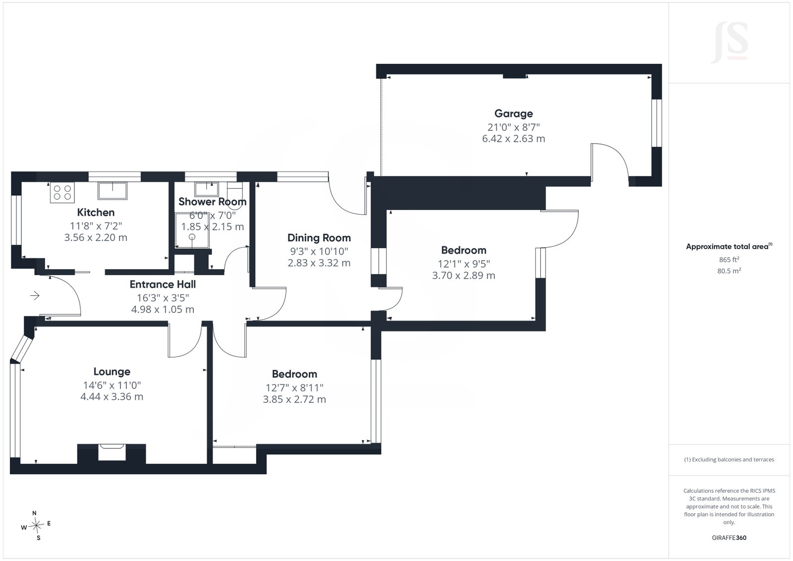 40, Crown Road, Shoreham-by-sea floorplan