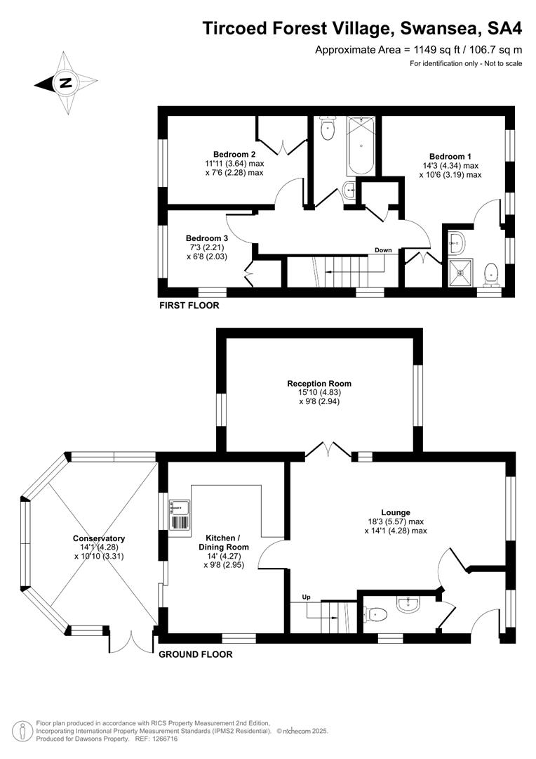 36, Ffordd Ger Y Llyn, Swansea floorplan