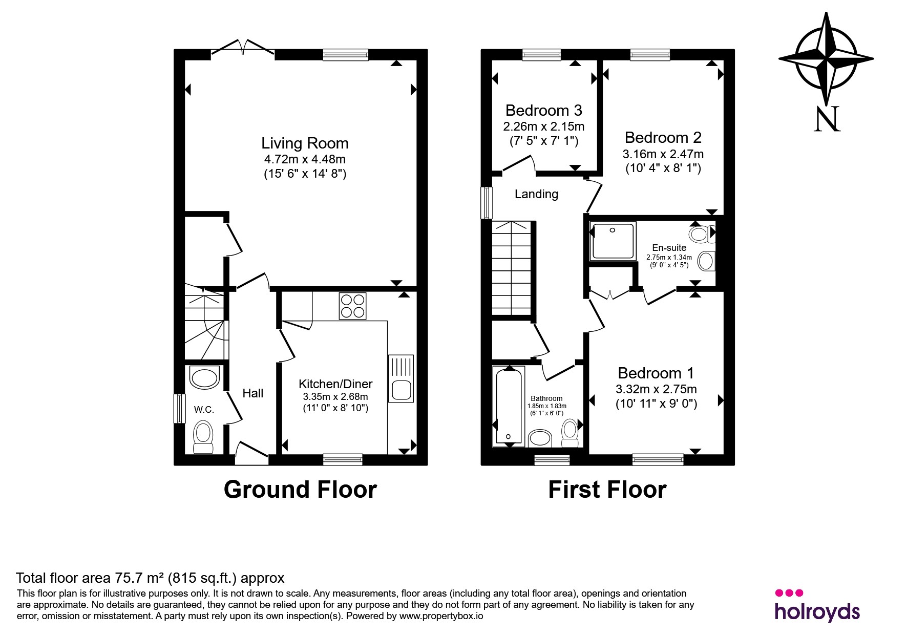 107, Swan Avenue, Bingley floorplan