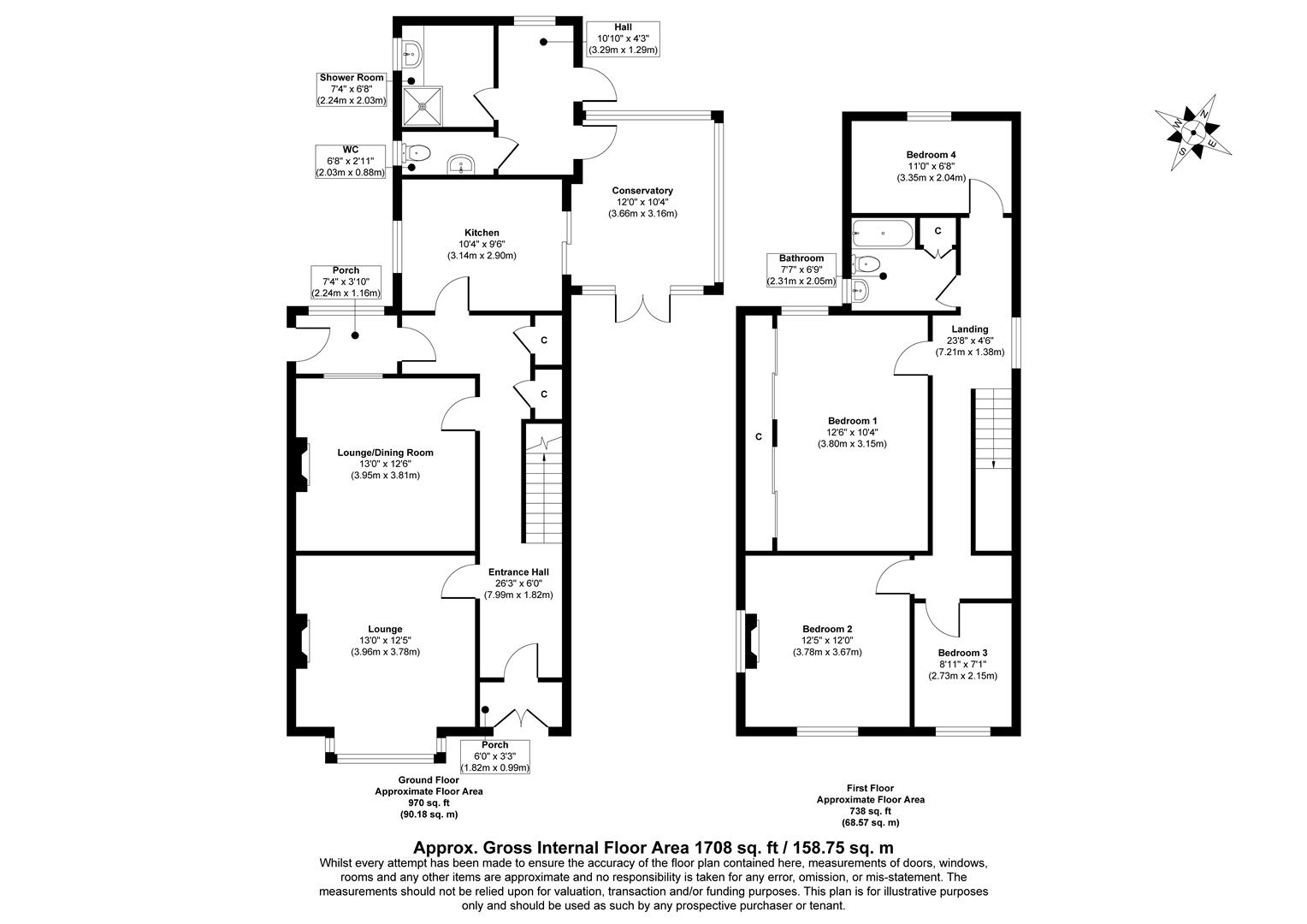 203, London Road, Newark floorplan
