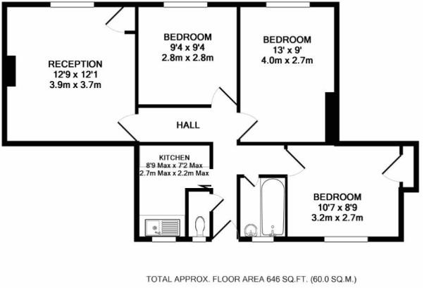 3 Bedrooms Flat to rent in Spleman St, London E1