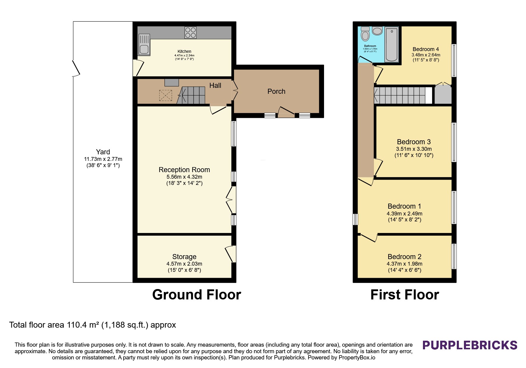 Northall Avenue, Bulwell, Nottingham floorplan