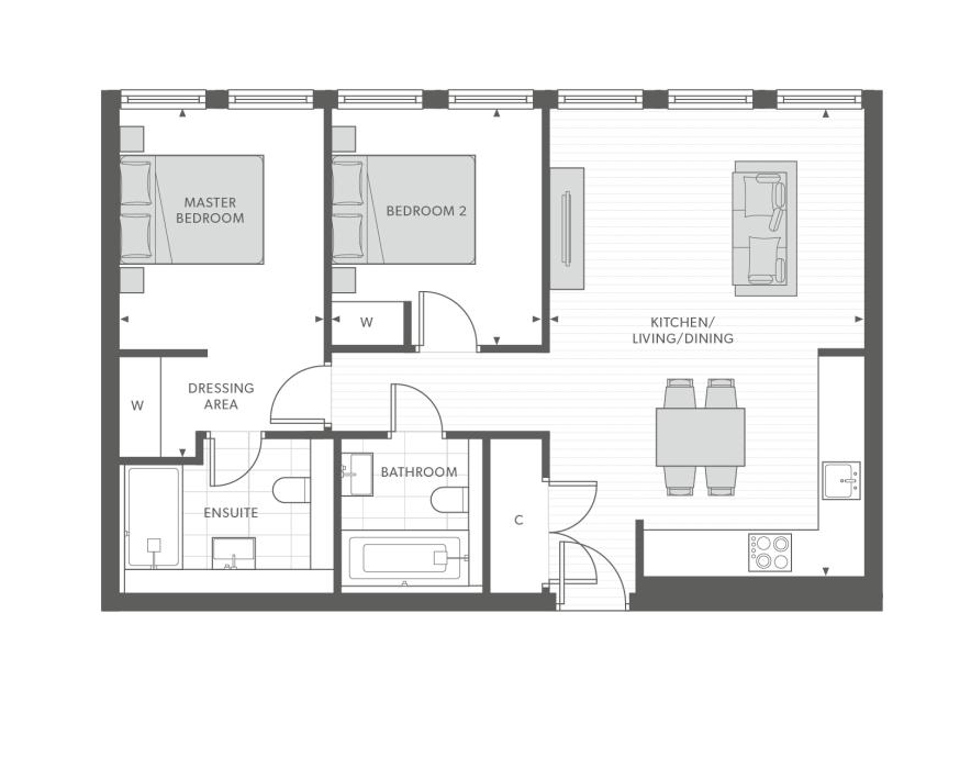 2 Bedrooms Flat for sale in Leon House, 233 High Street, Croydon CR0