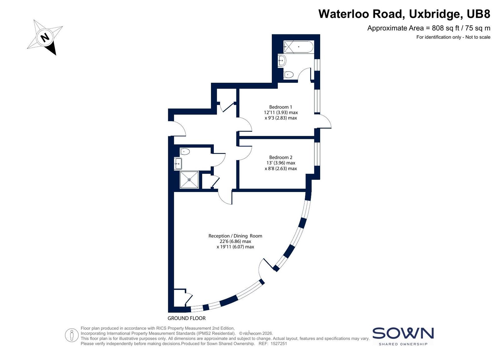 Waterloo Road, Uxbridge floorplan