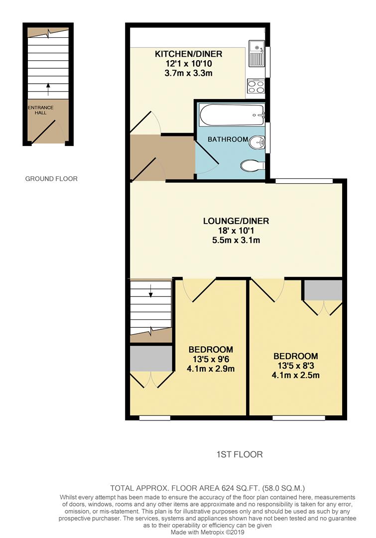 3A, Chequers Parade, Chequers Way, London floorplan