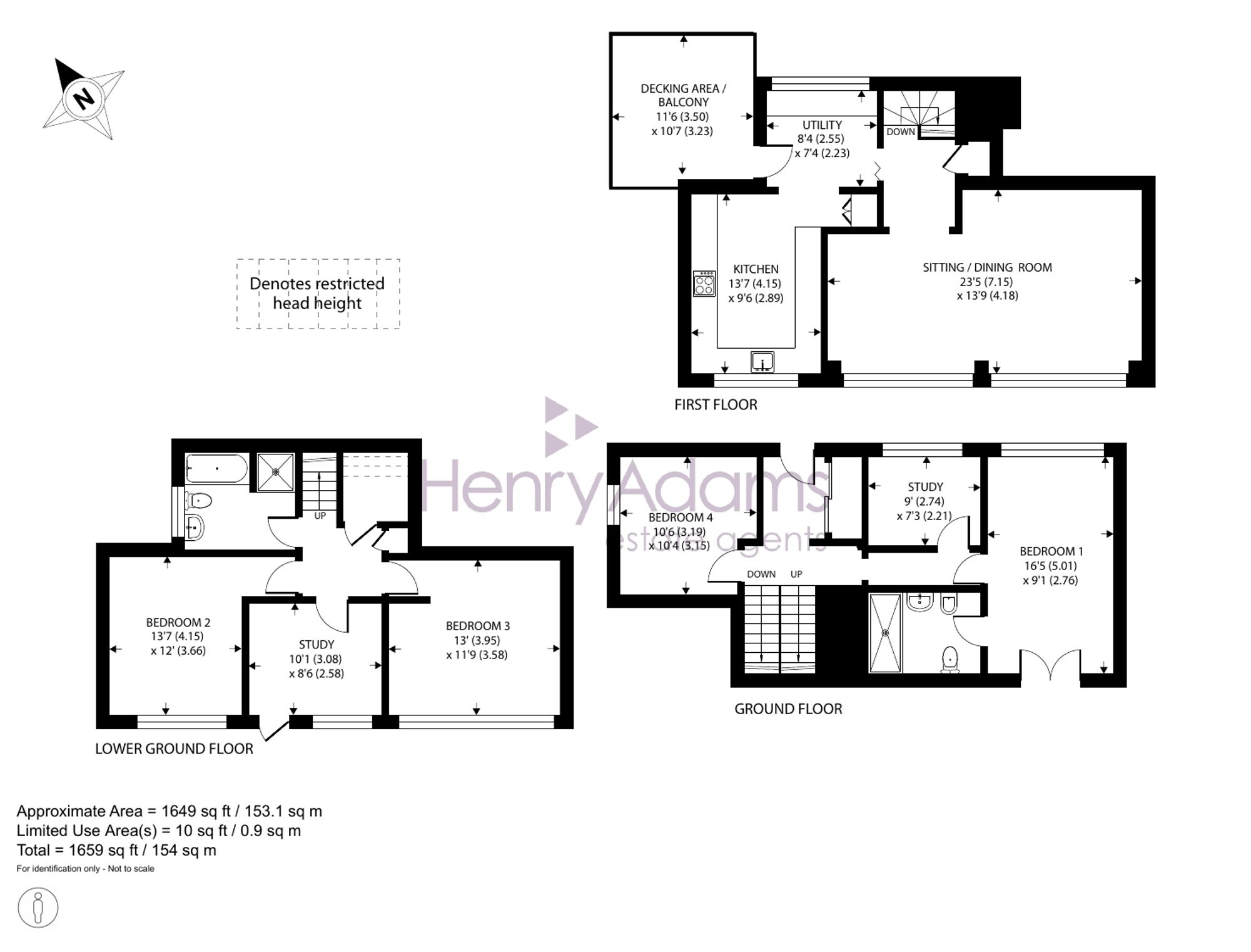 3 Chantry Close, Pulborough floorplan
