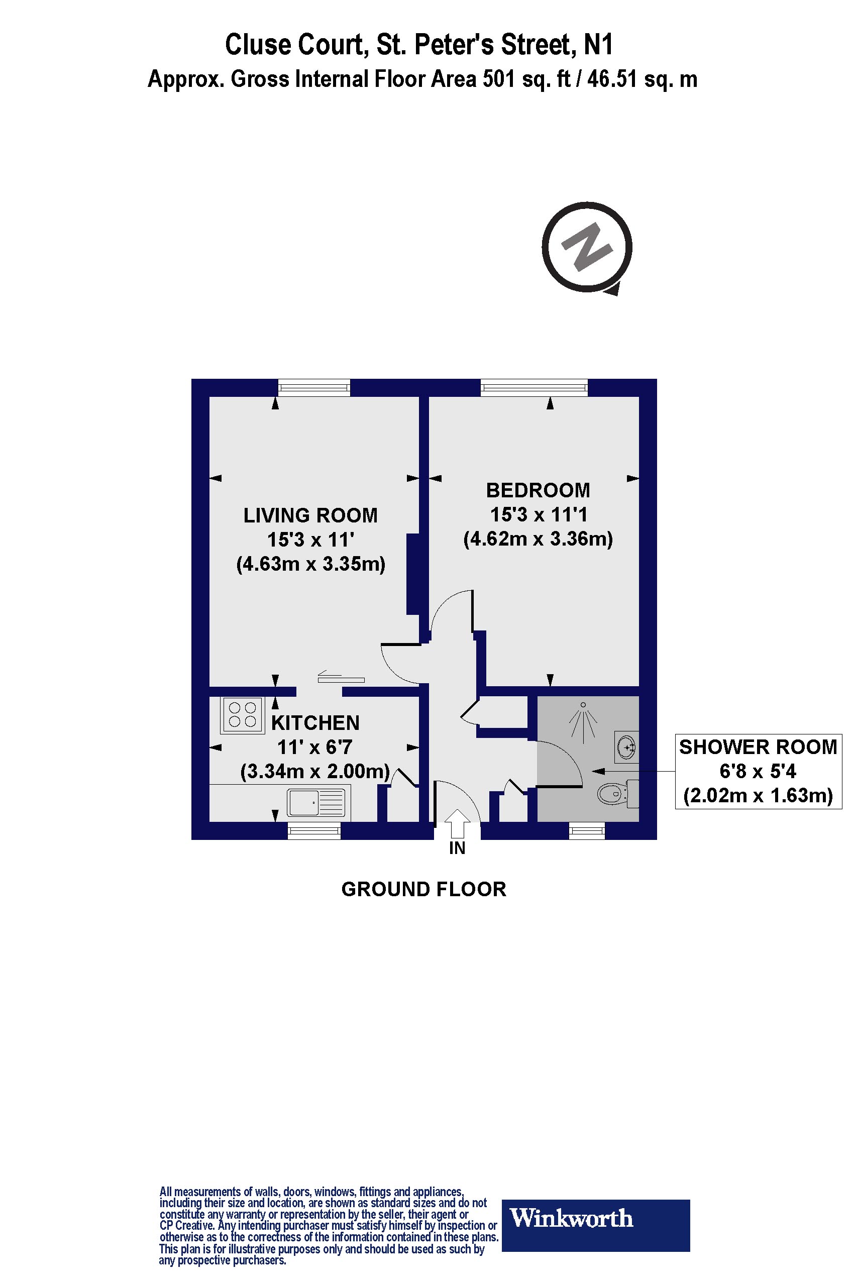 St. Peter's Street, London, N1 floorplan