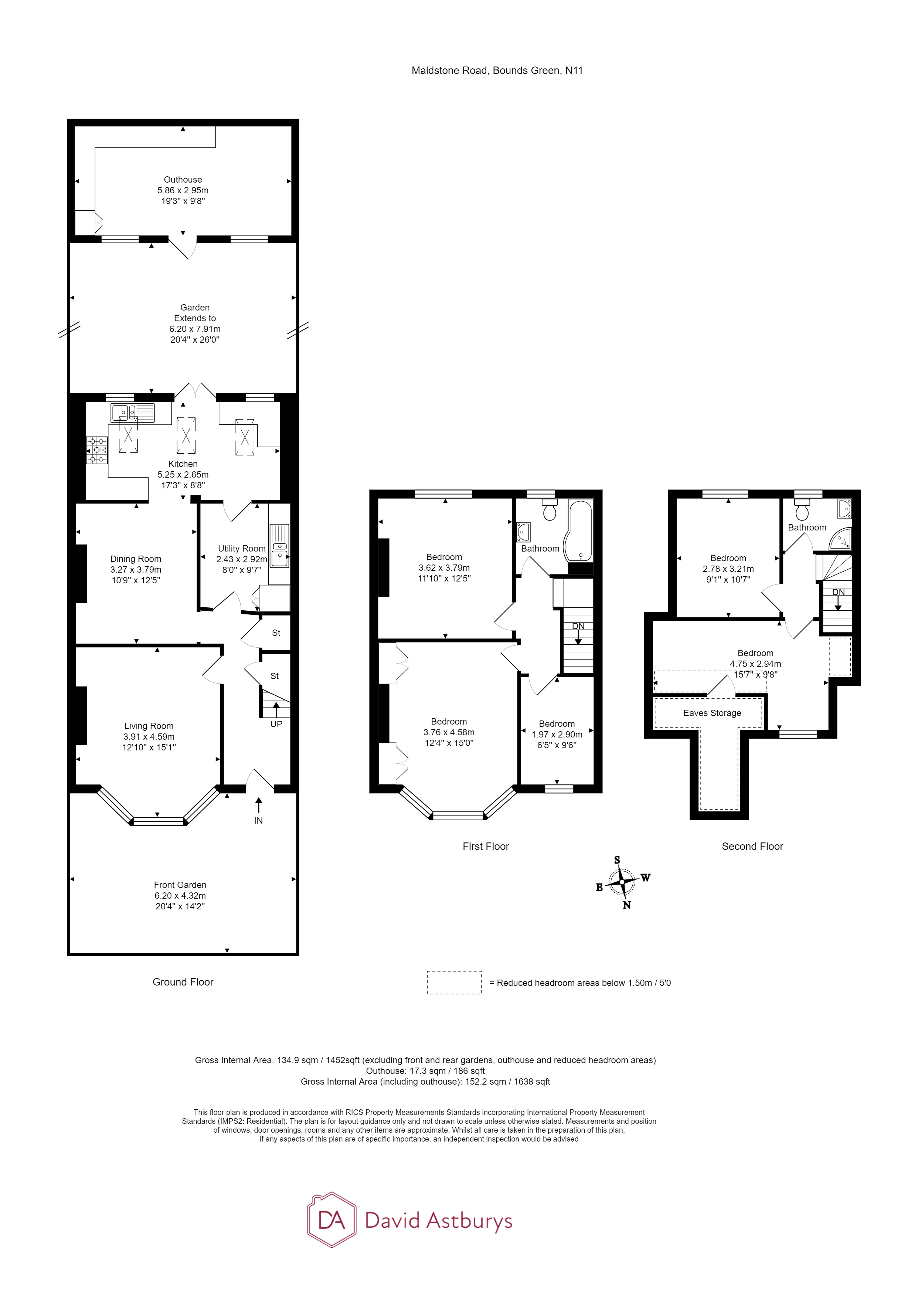 153, Maidstone Road, Bounds Green floorplan