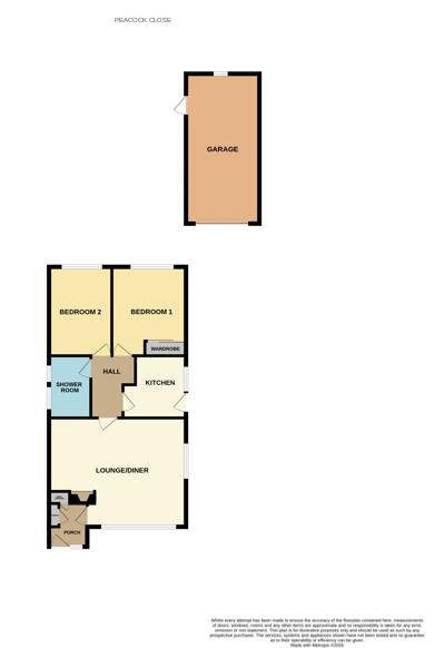 2, Peacock Close, Lowestoft floorplan