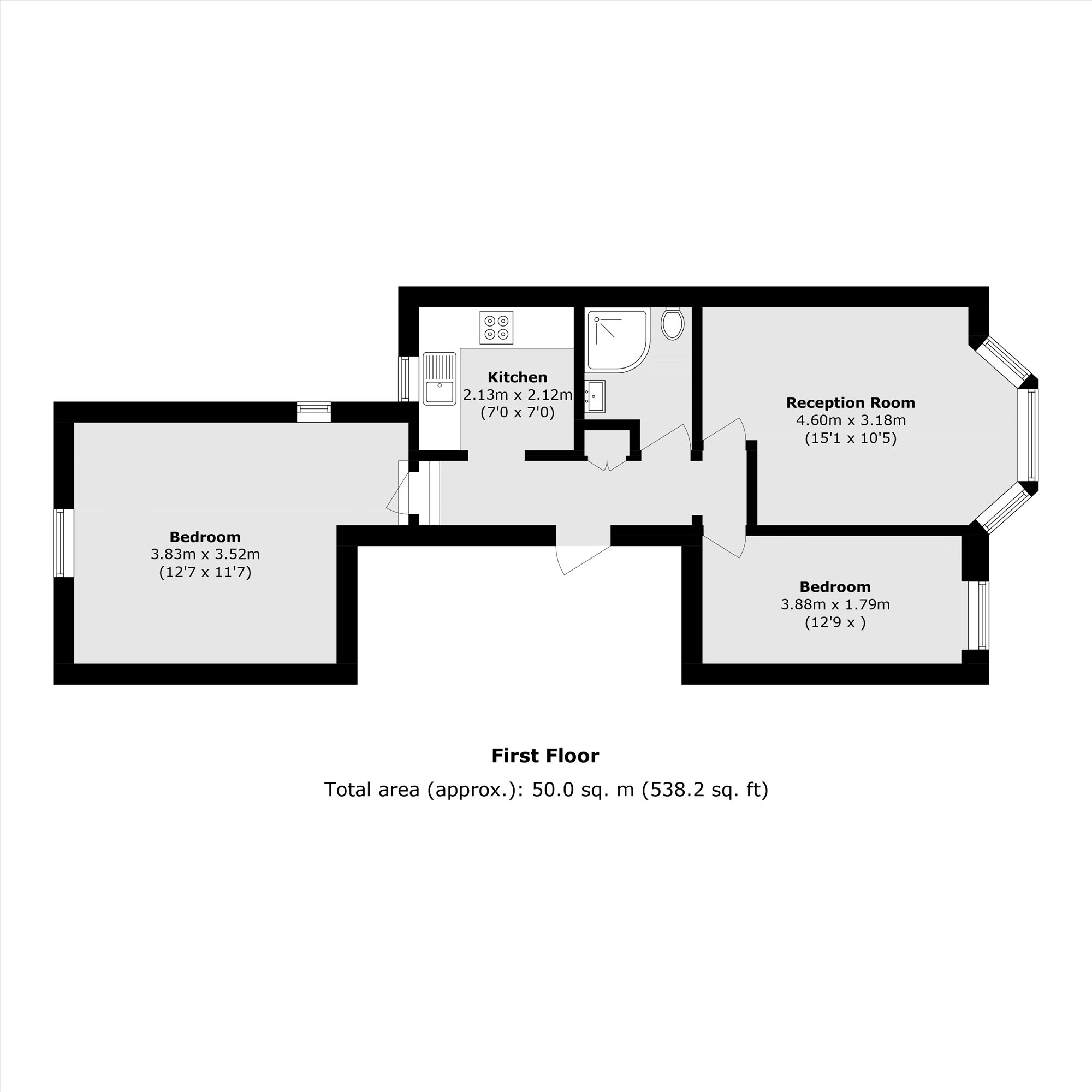 11B, Bradiston Road, Maida Vale floorplan