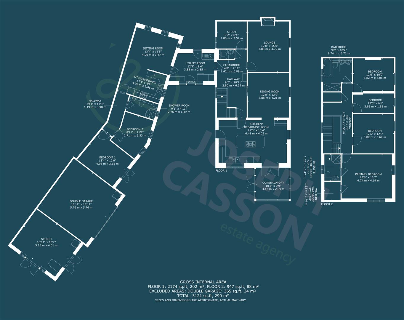 Crossway House, Chedzoy Lane, Bridgwater floorplan