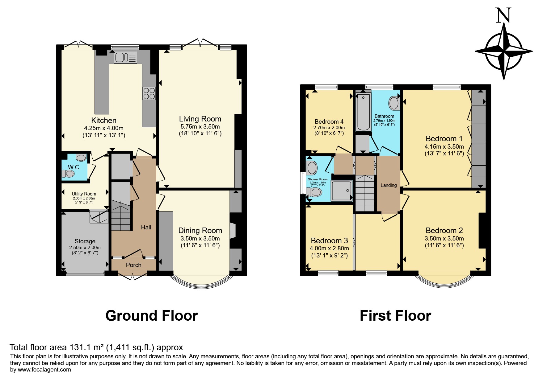 65, Ainsdale Road, Leicester floorplan
