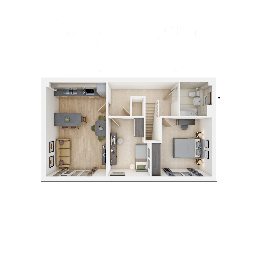 The Gilldale - Plot 715, Sherford, Lunar Crescent, Sherford, Plymouth floorplan