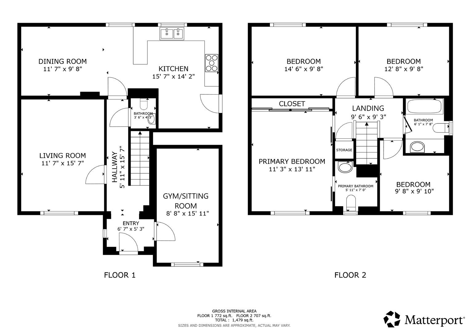 15, Clos Y Wiwer, Llantwit Major floorplan