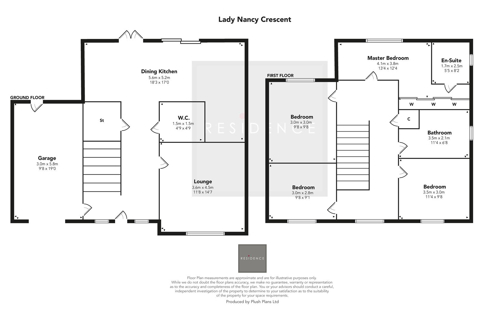 60, Lady Nancy Crescent, Glasgow floorplan