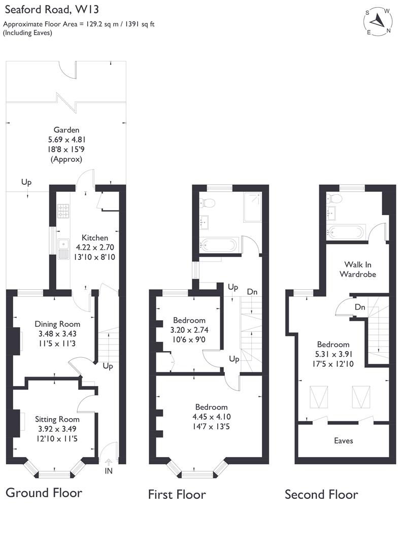 34, Seaford Road, London floorplan
