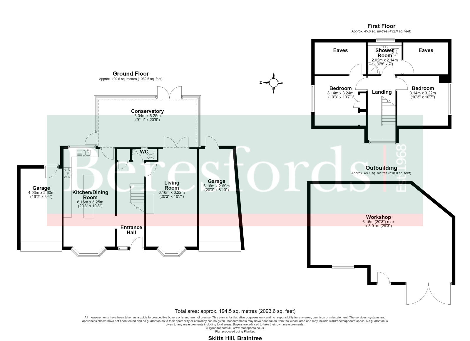 25, Skitts Hill, Essex floorplan