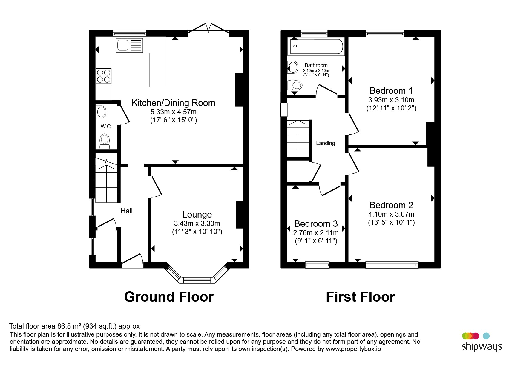 355, Kings Road, BIRMINGHAM floorplan
