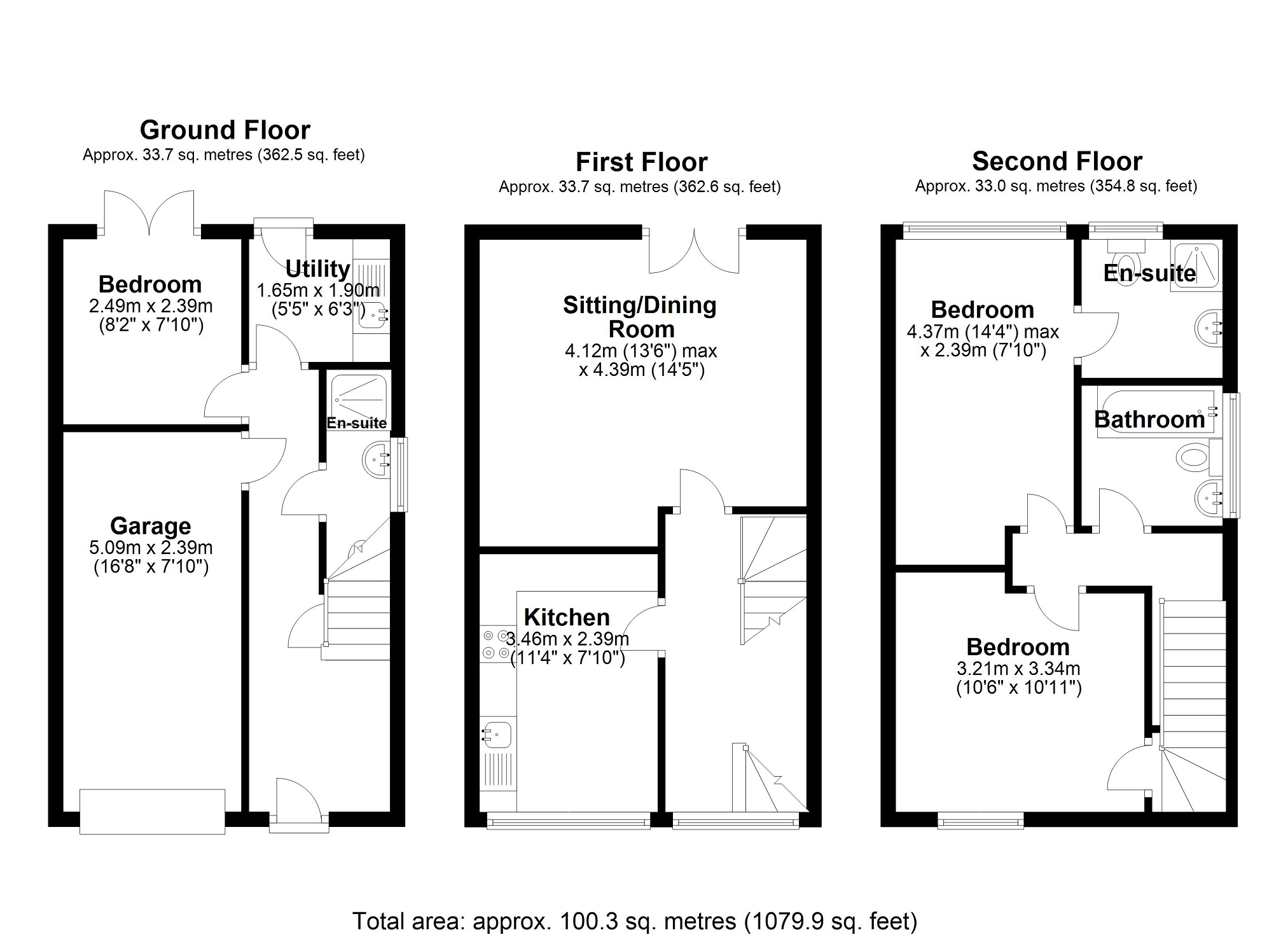 Wateredge Close, Pennington, Leigh, Greater Manchester. WN7, 3 bedroom end terrace house for