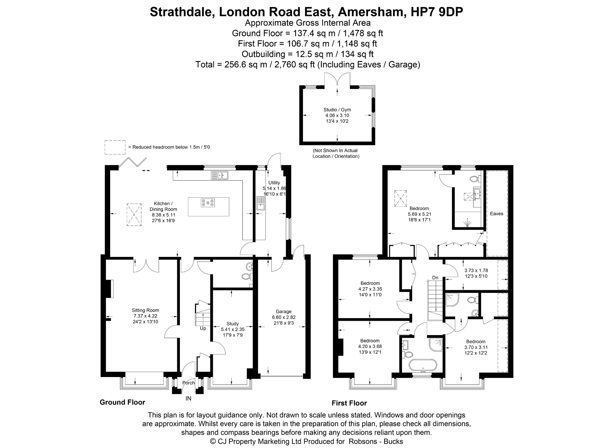 Strathdale, London Road East, Amersham floorplan