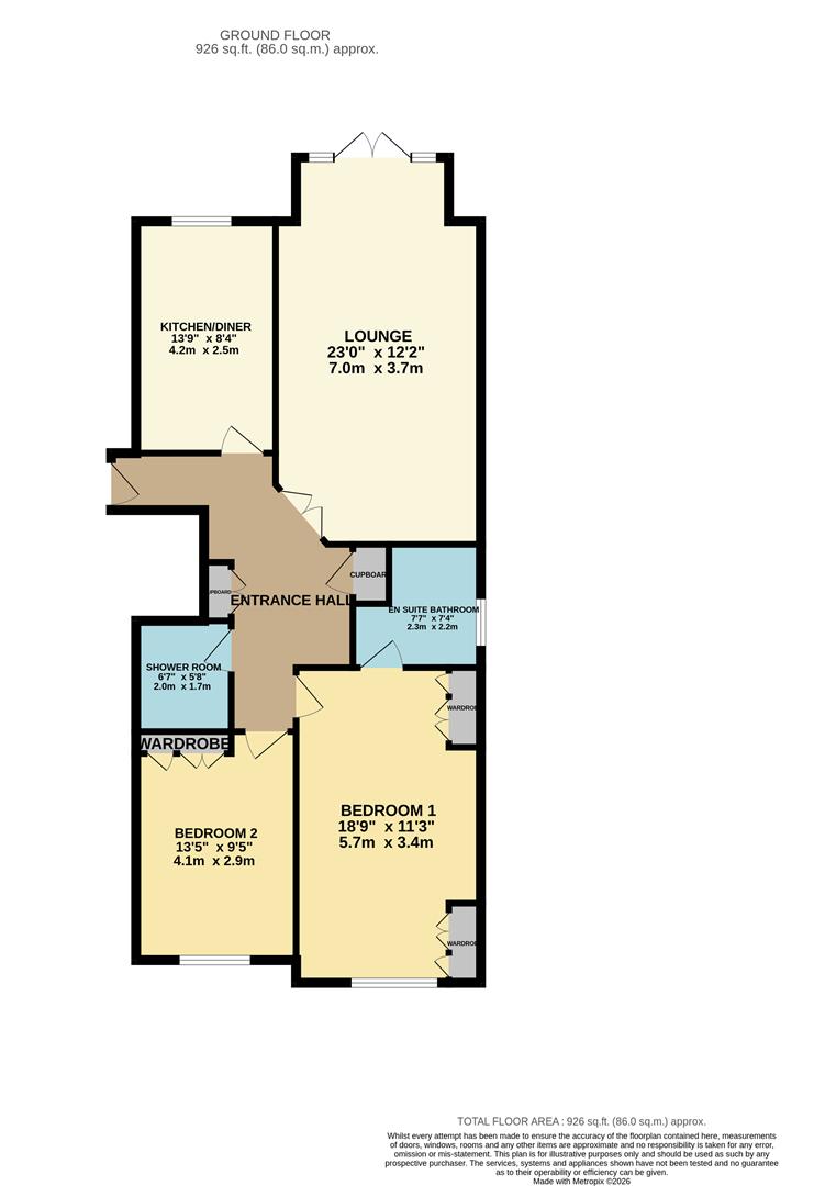 Grosvenor Heights, North Chingford floorplan