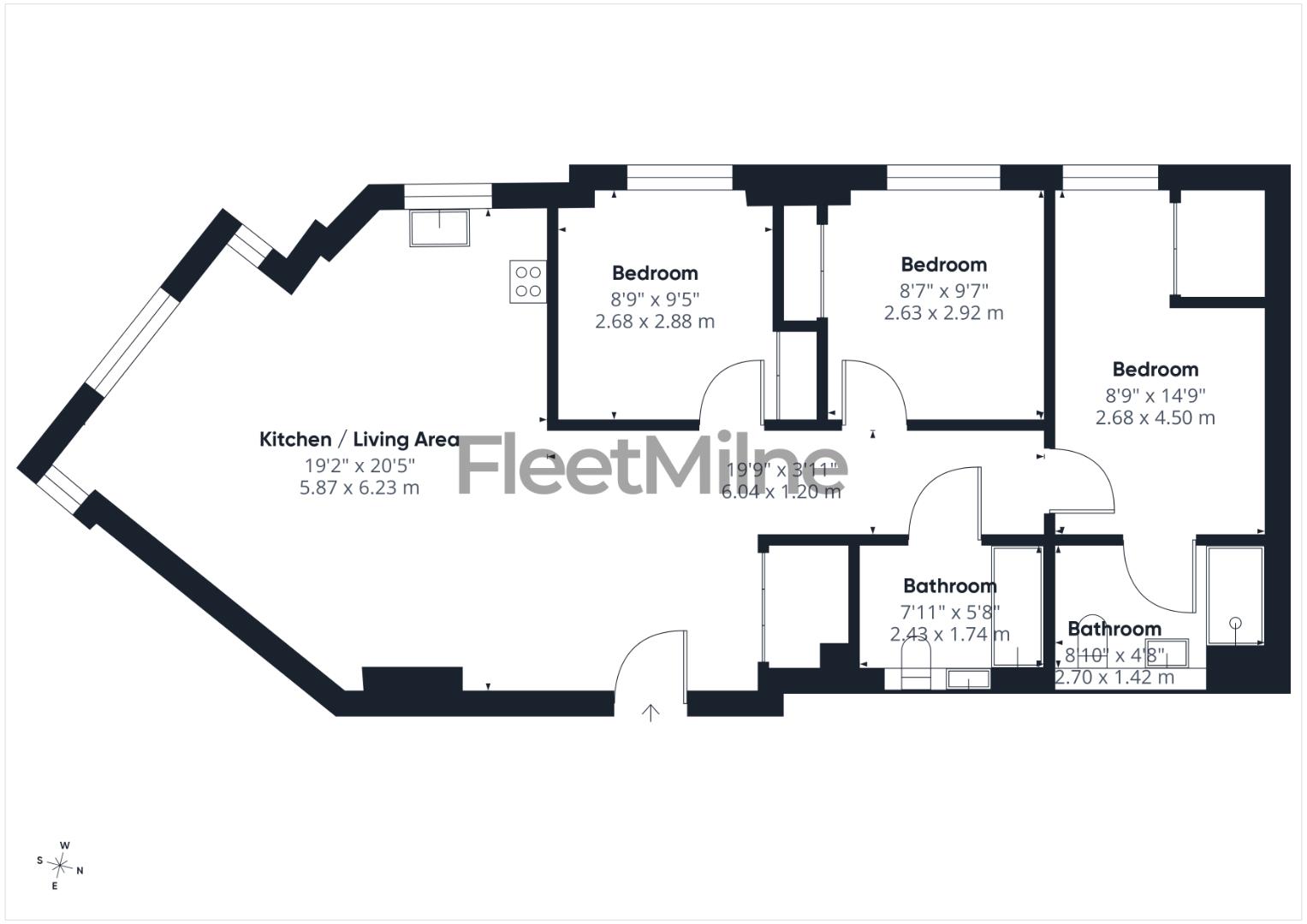 The Holloway, Birmingham floorplan