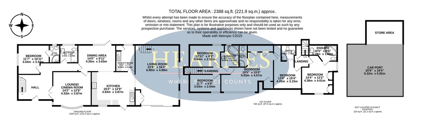 96, Golf Links Road, Ferndown floorplan