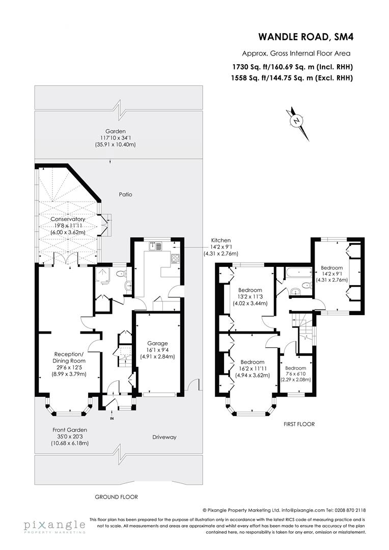 102, Wandle Road, Morden floorplan