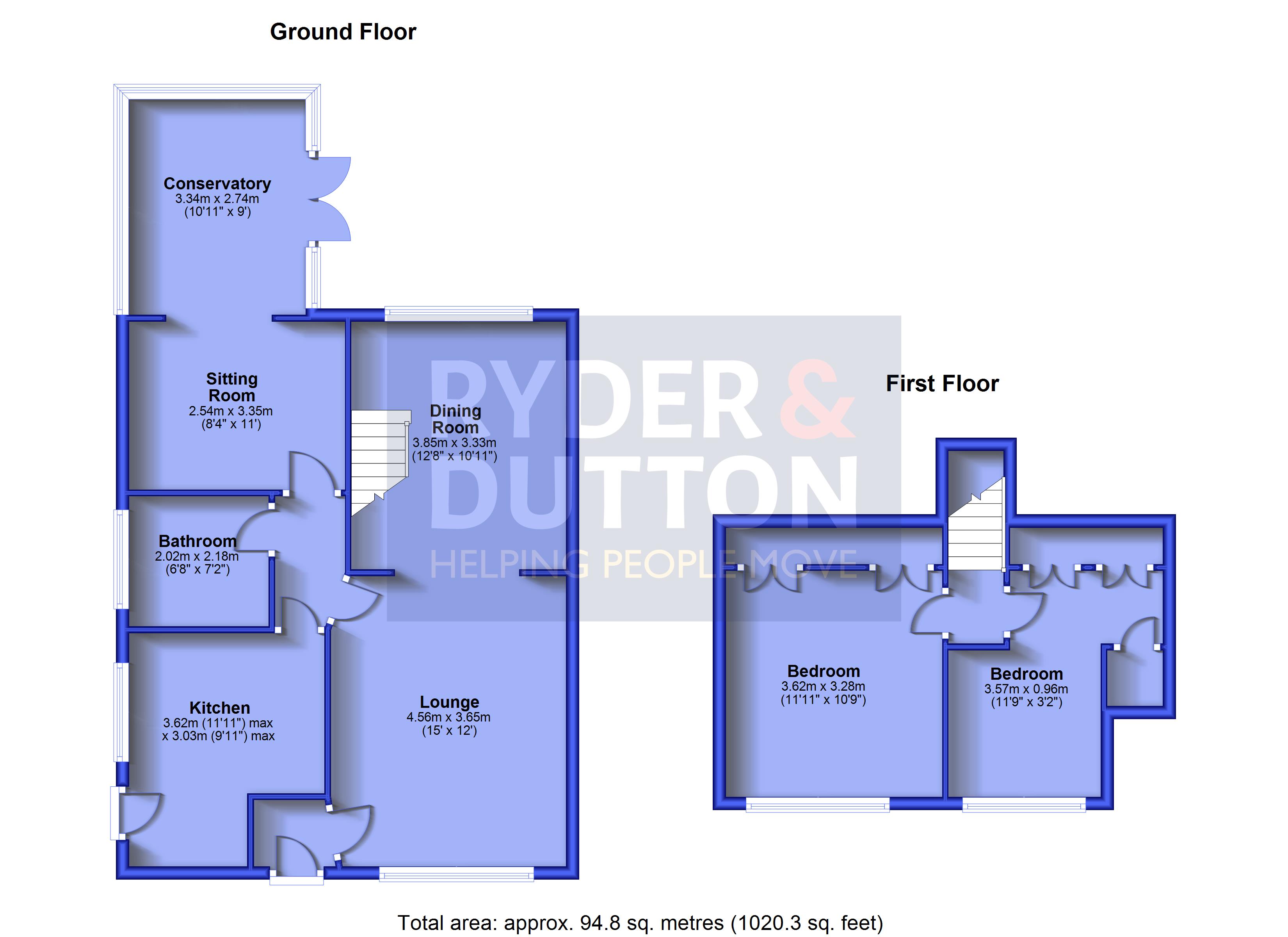 39, Lily Street, Oldham floorplan