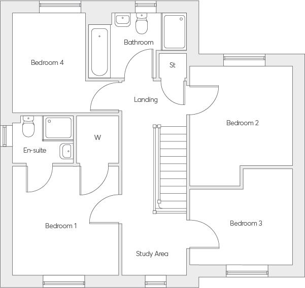 2108, Chiswell Dr, Coalville floorplan