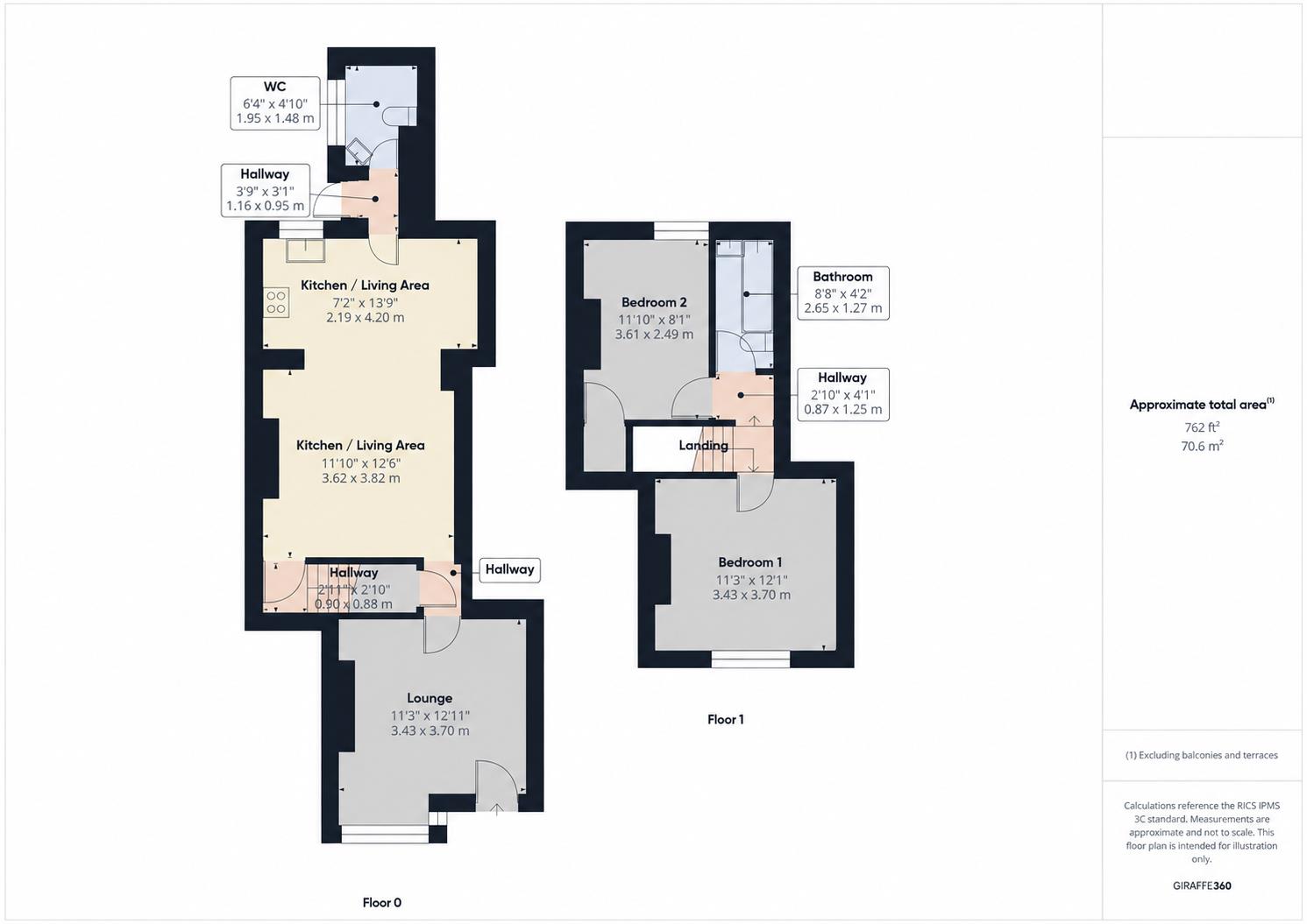 30, Bow Street, Rugeley floorplan