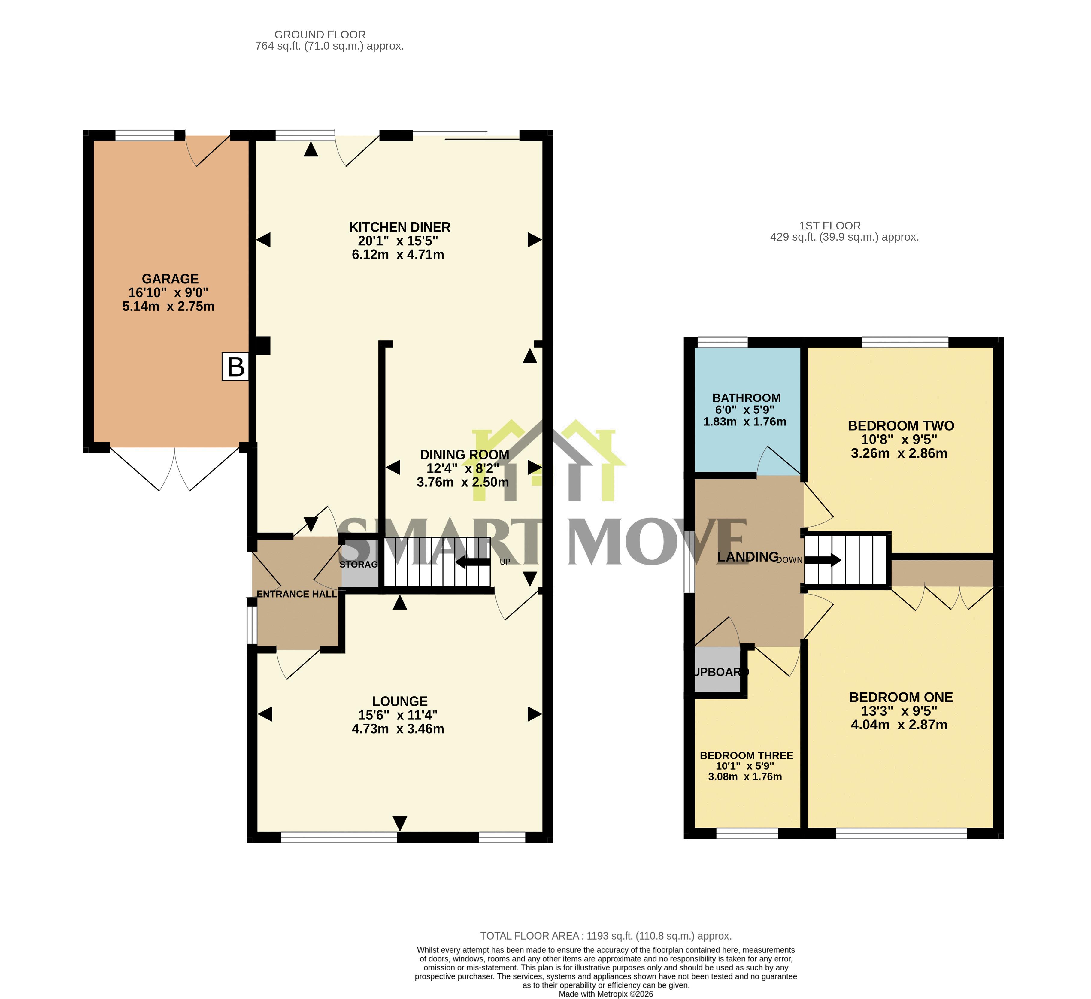 31, Glen Park Drive, Preston floorplan
