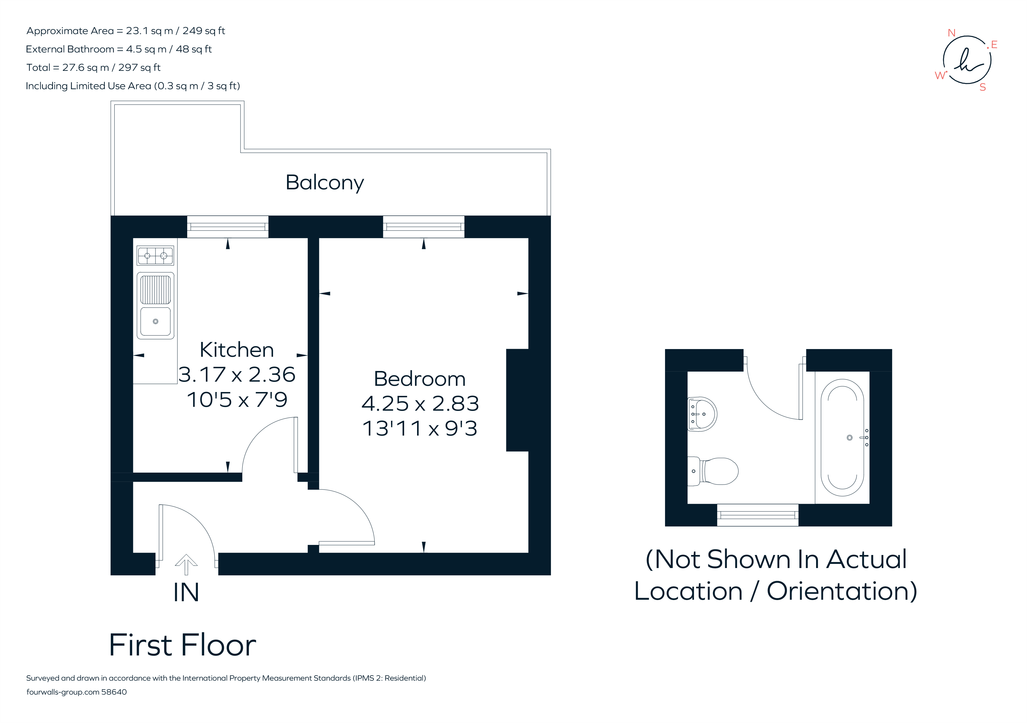 Flat 4, 79, Warwick Avenue, Warwick Avenue floorplan