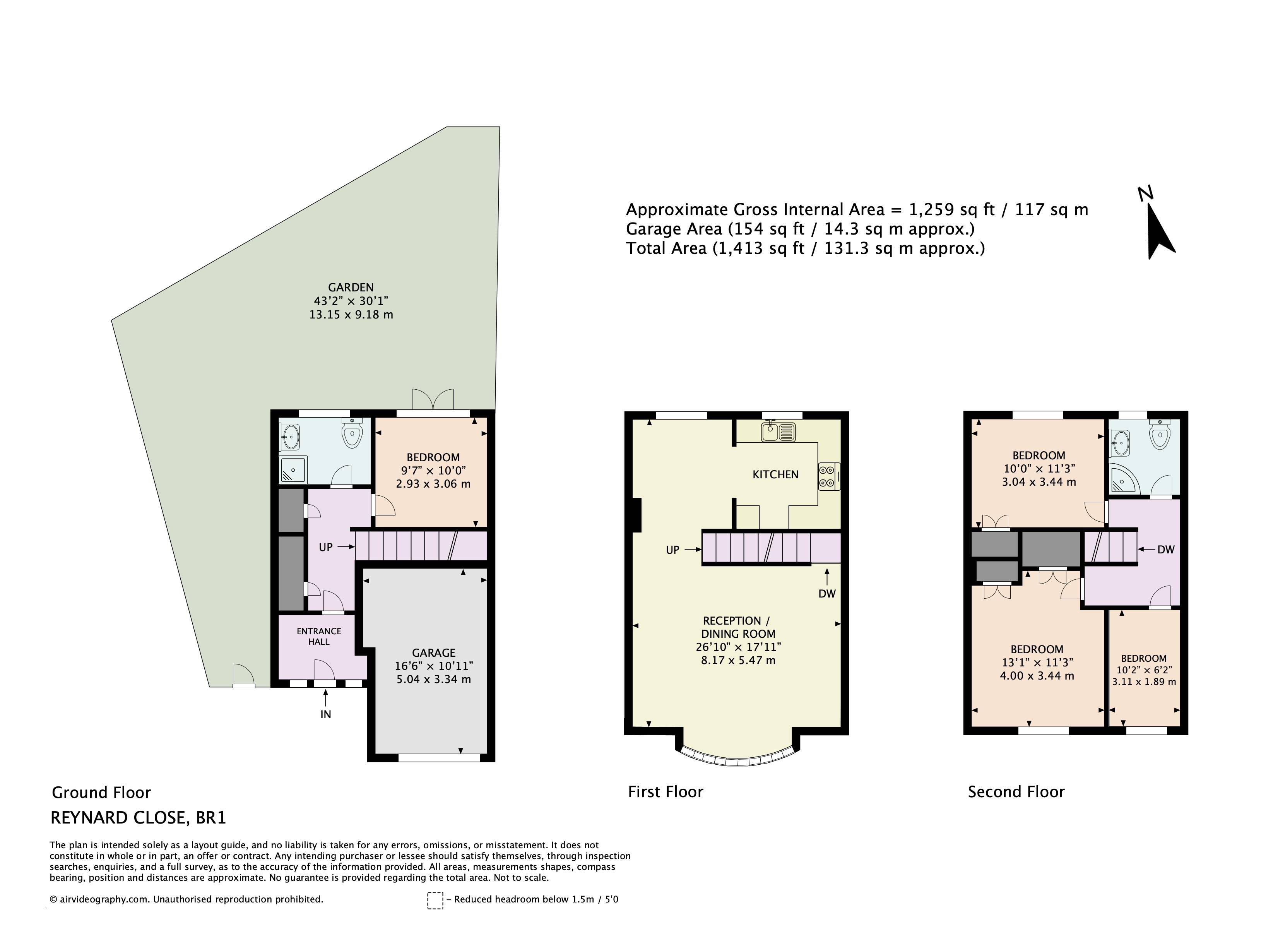 Reynard Close, Bromley floorplan