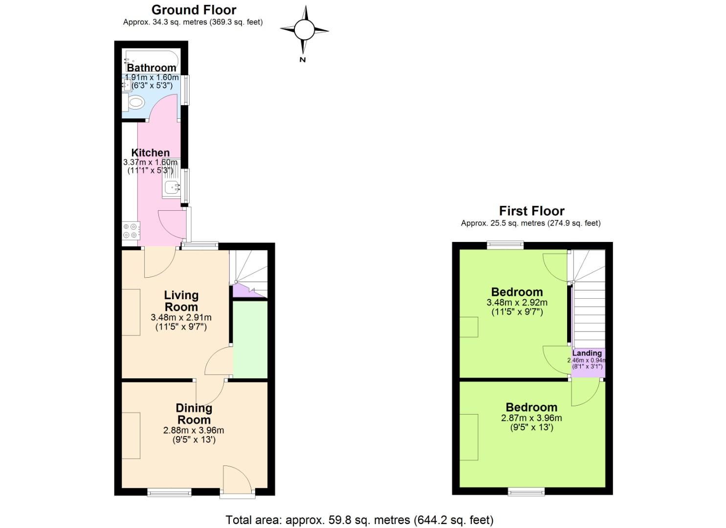 28, Chapel Street, Swadlincote floorplan