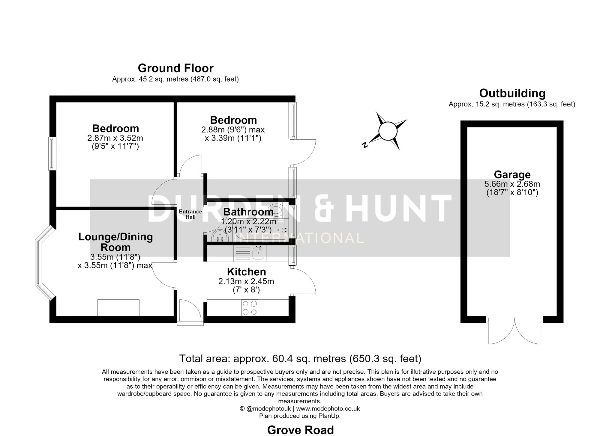 124 Grove Road, Rayleigh floorplan