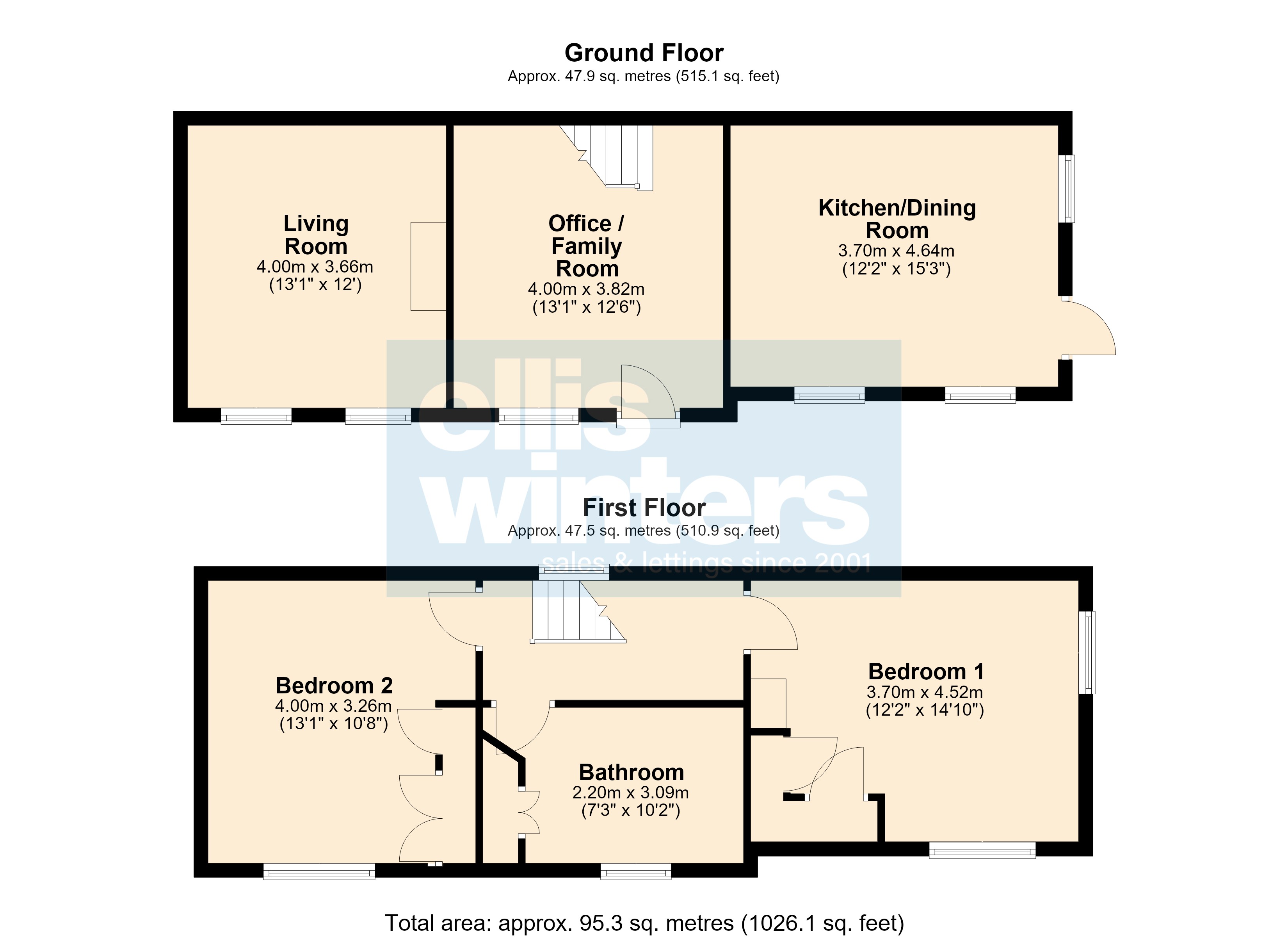 2 Porters Yard, High Street, Chatteris floorplan