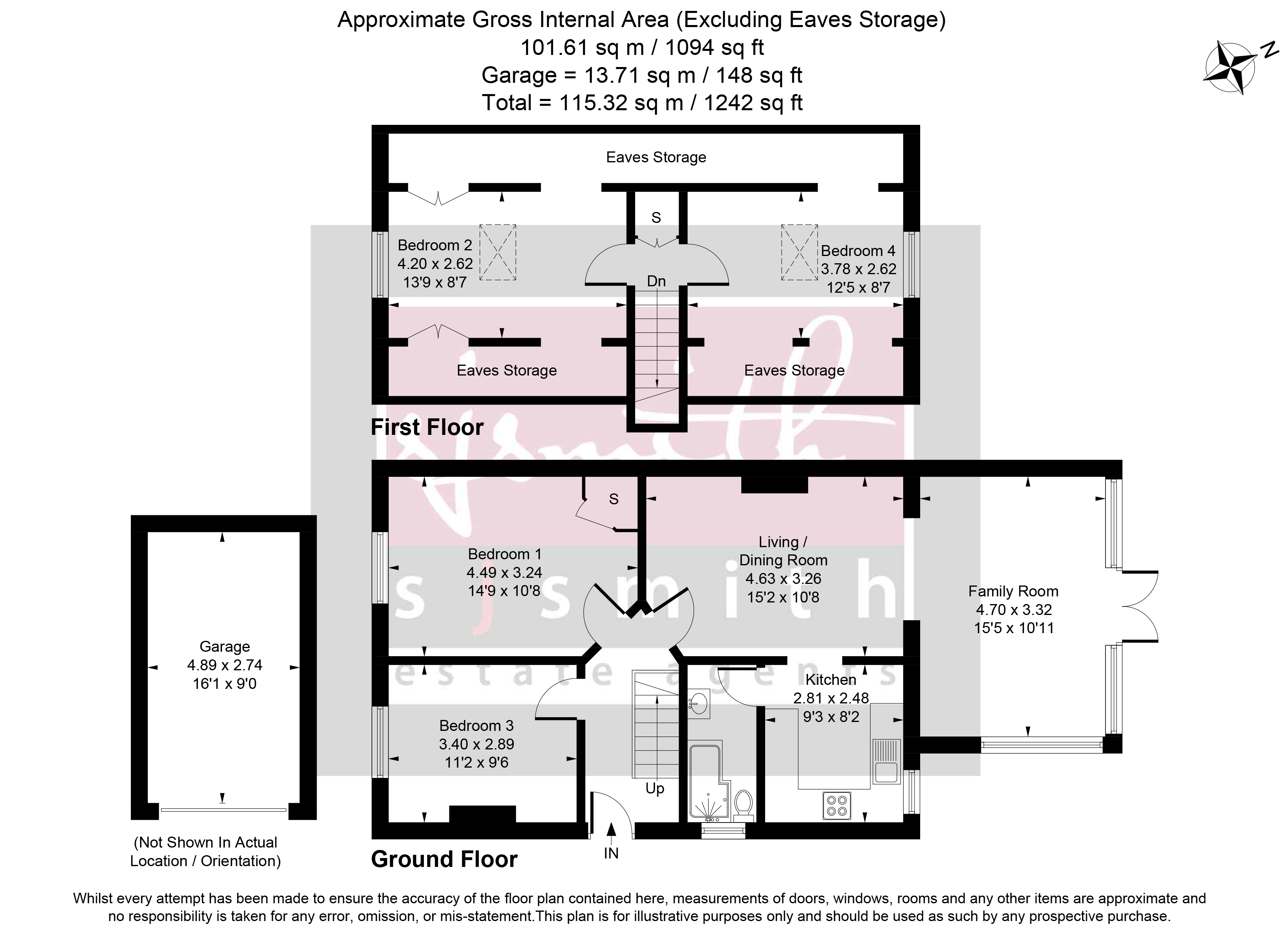 321, Feltham Hill Road, Ashford floorplan