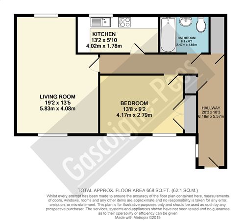 1 Bedrooms Flat to rent in Clarendon Park, Epsom KT19