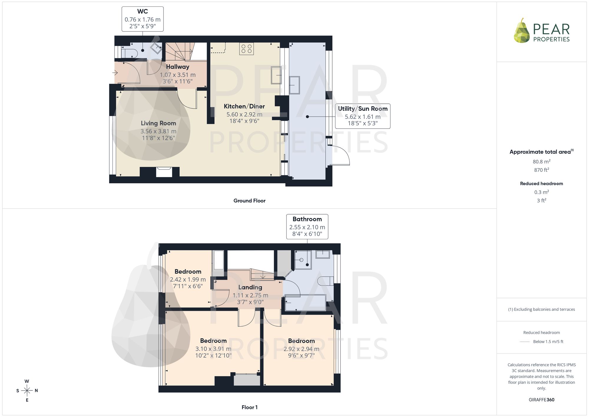 65 Norfolk Gardens, Littlehampton floorplan