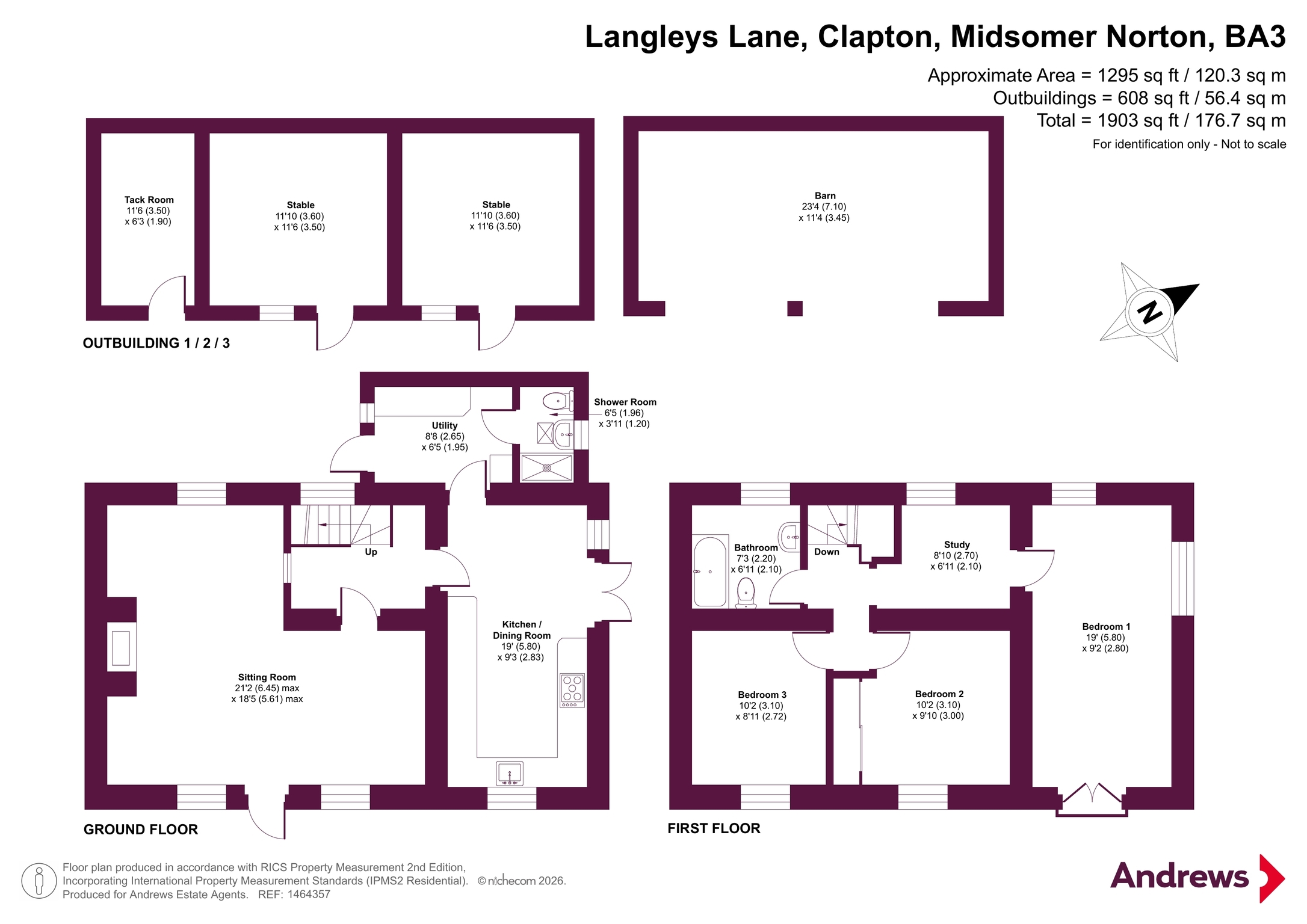 Hunters Cottage,, Langleys Lane, Midsomer Norton floorplan