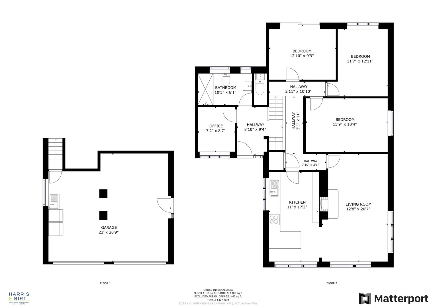 22, Mill Park, Cowbridge floorplan