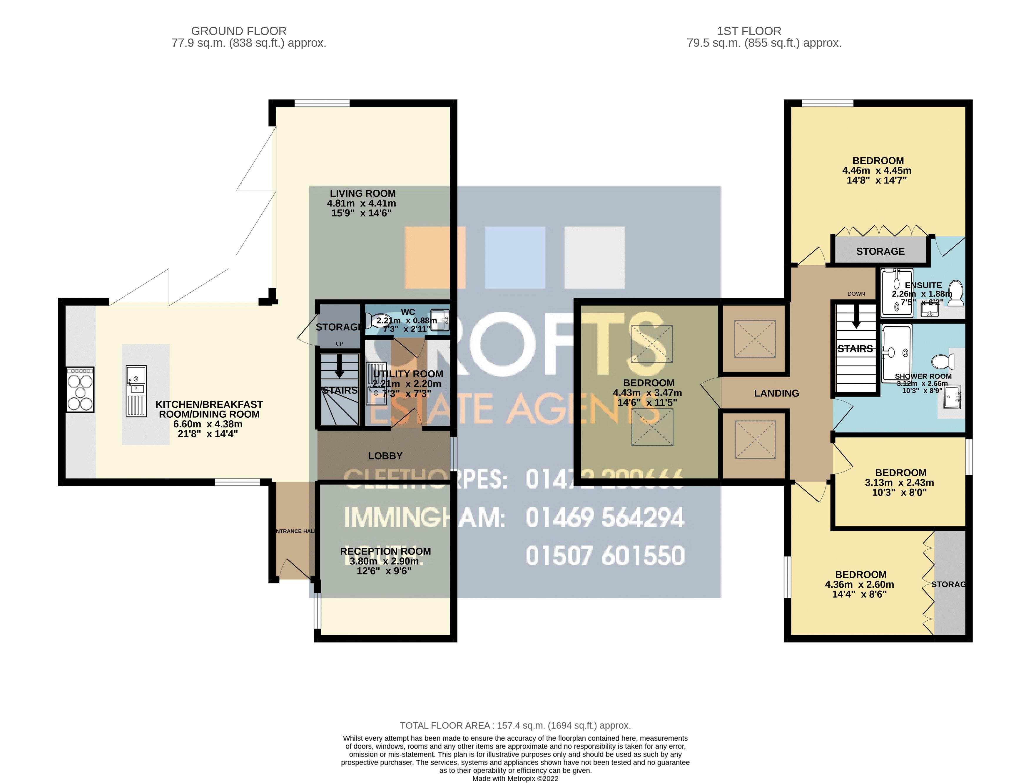 4 Toll Bar Farm, Louth Road, New Waltham floorplan