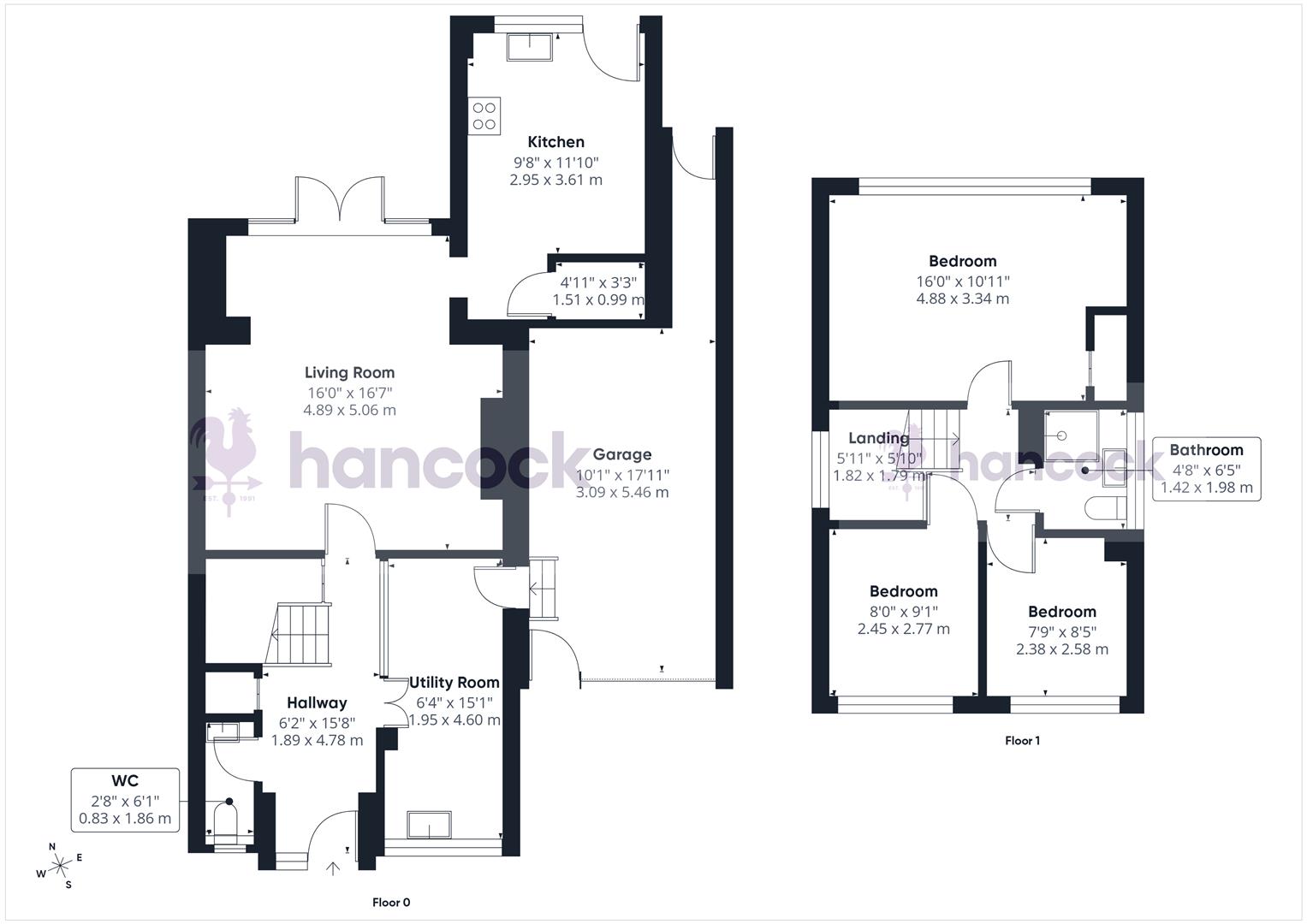 25, St. Leodegars Way, Chichester floorplan